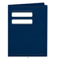 Tax Compatible Software Folder- Small Windows, Blue, Side-Staple (Blank)